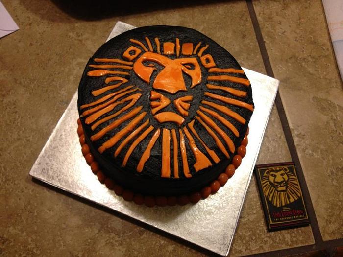 Broadway Lion King Cake