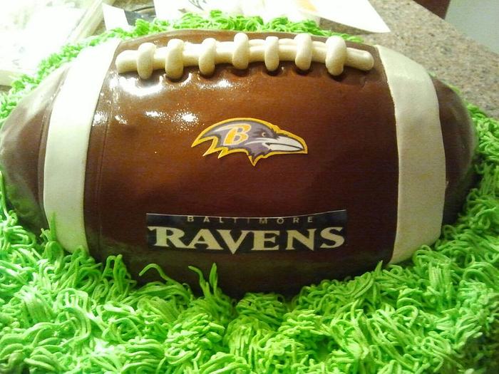 Ravens Football Cake