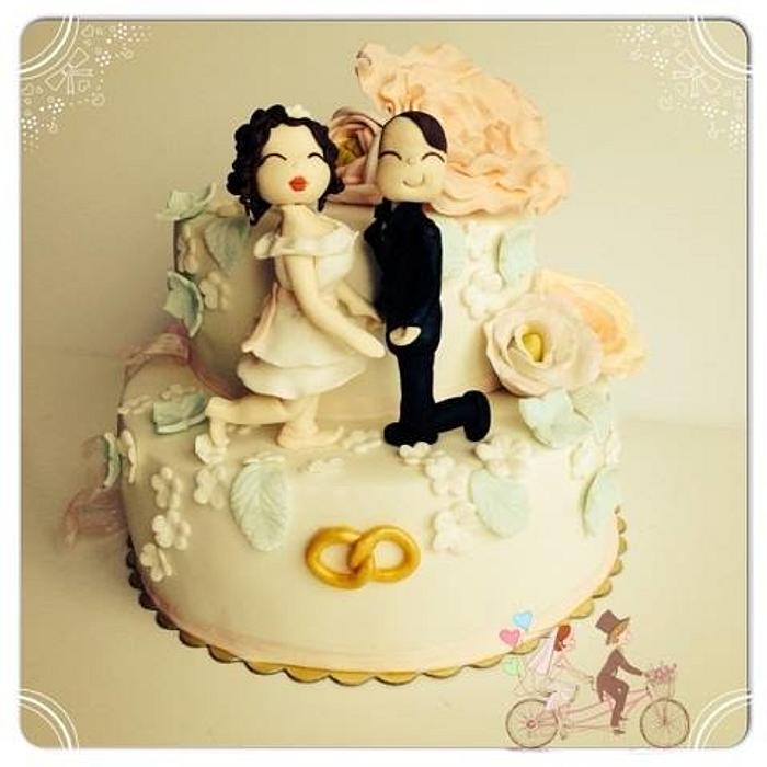 Engagement cake...