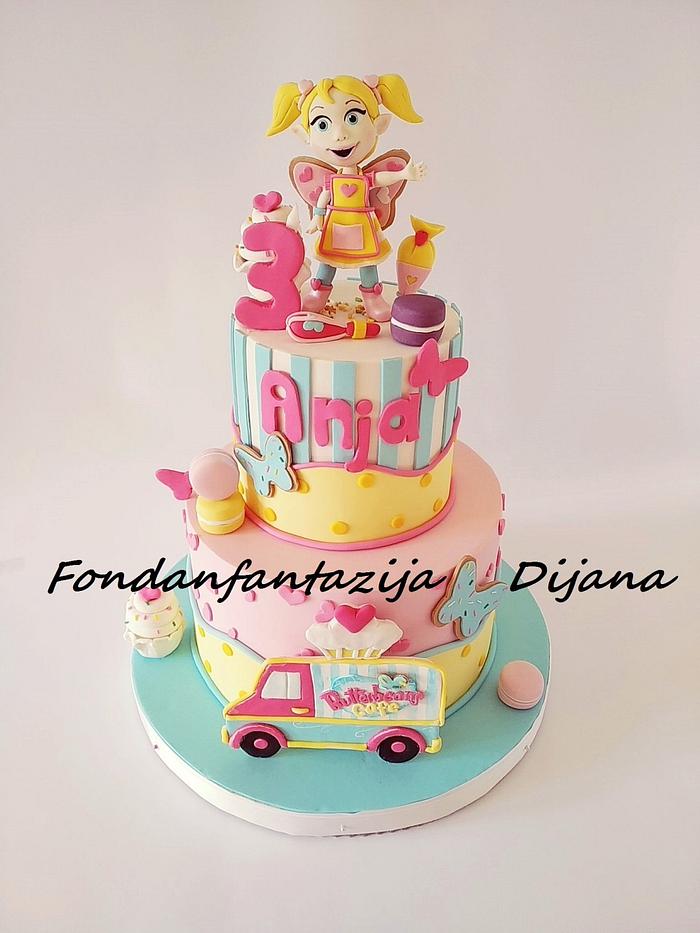 Butterbean's cafe themed cake