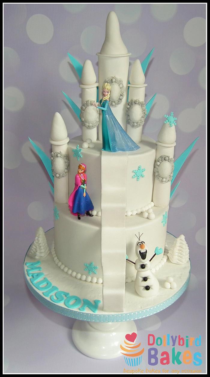 Frozen Castle Cake