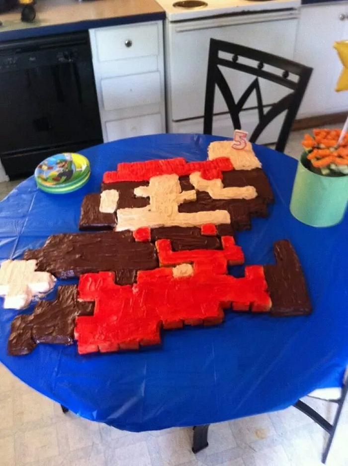 Super Mario Cake