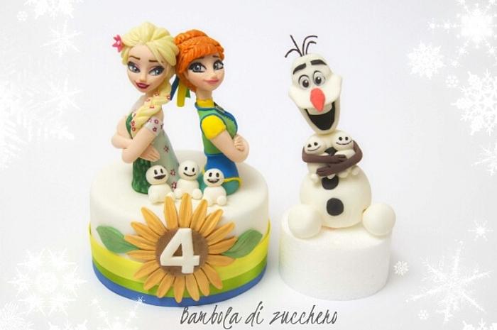 Frozen Fever Topper and Olaf