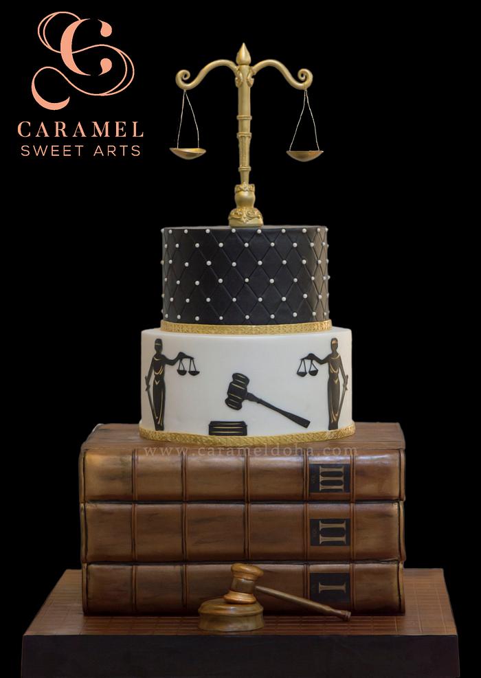 Law Justice Cake