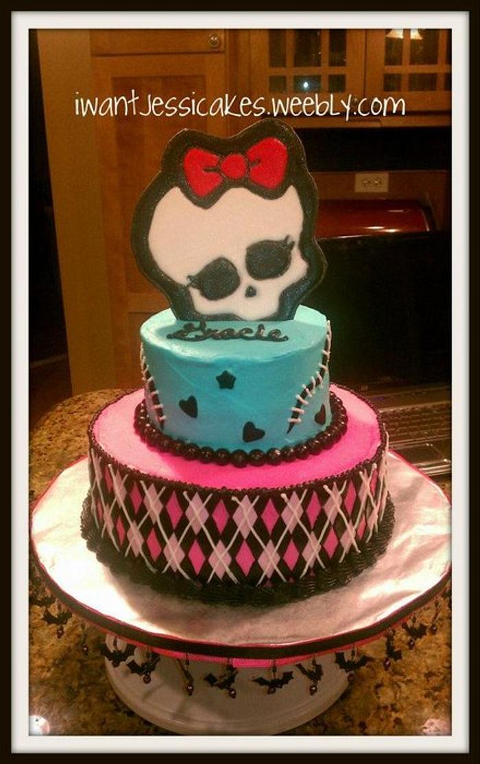 5th birthday Monster High cake