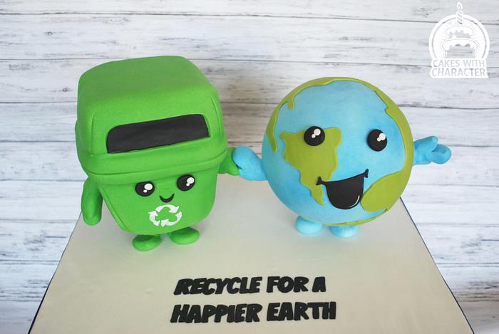 Recycle for A Happier Earth!