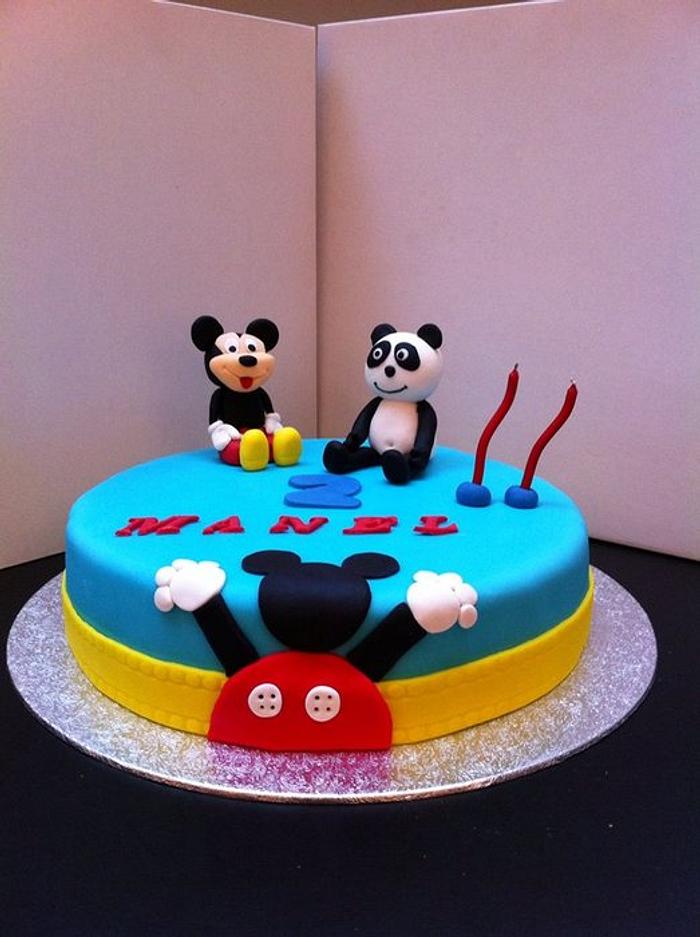 Mickey and Panda