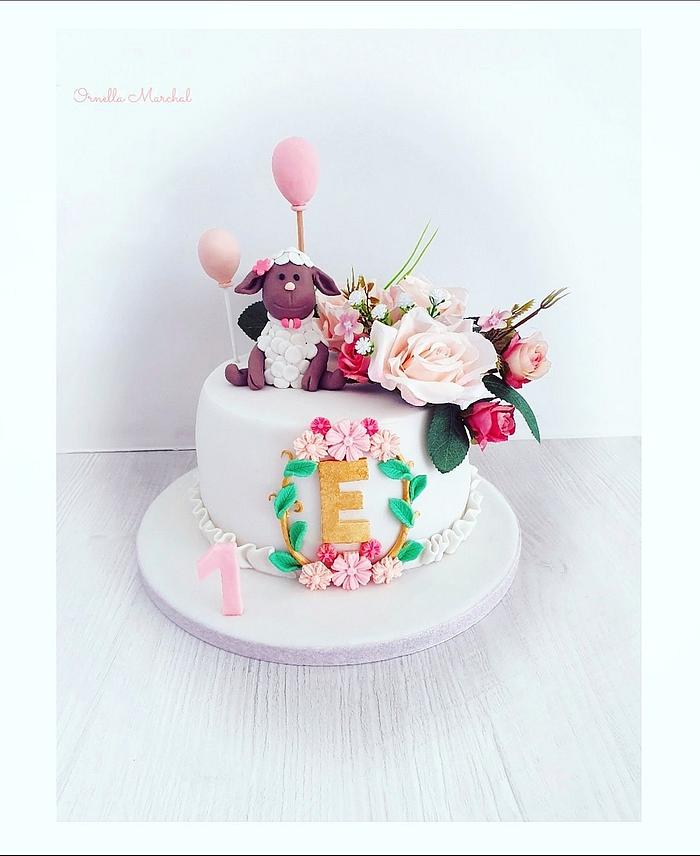 Flowers cake 🌷⚘🌹
