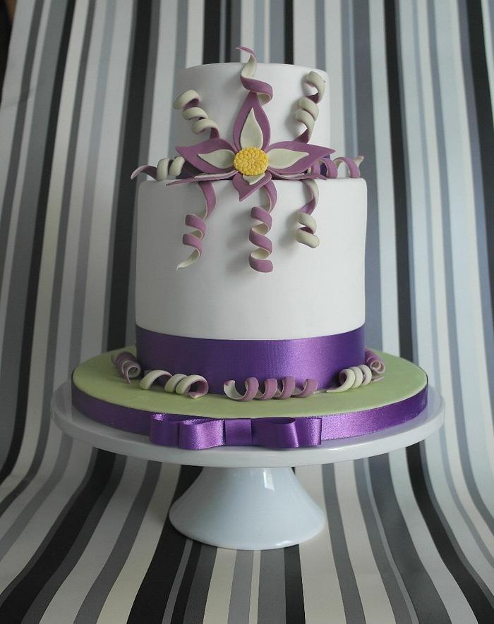 Double Height Stacked Cake