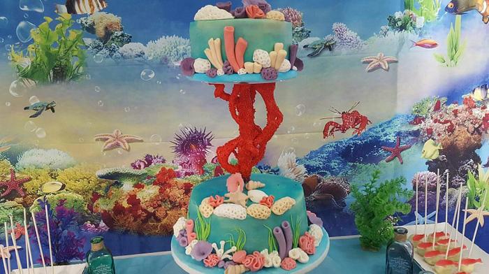 Coral Cake 