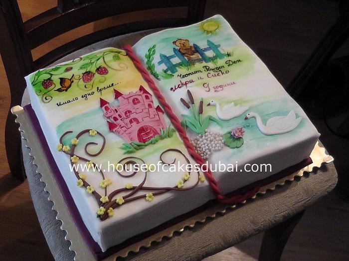 Child book cake