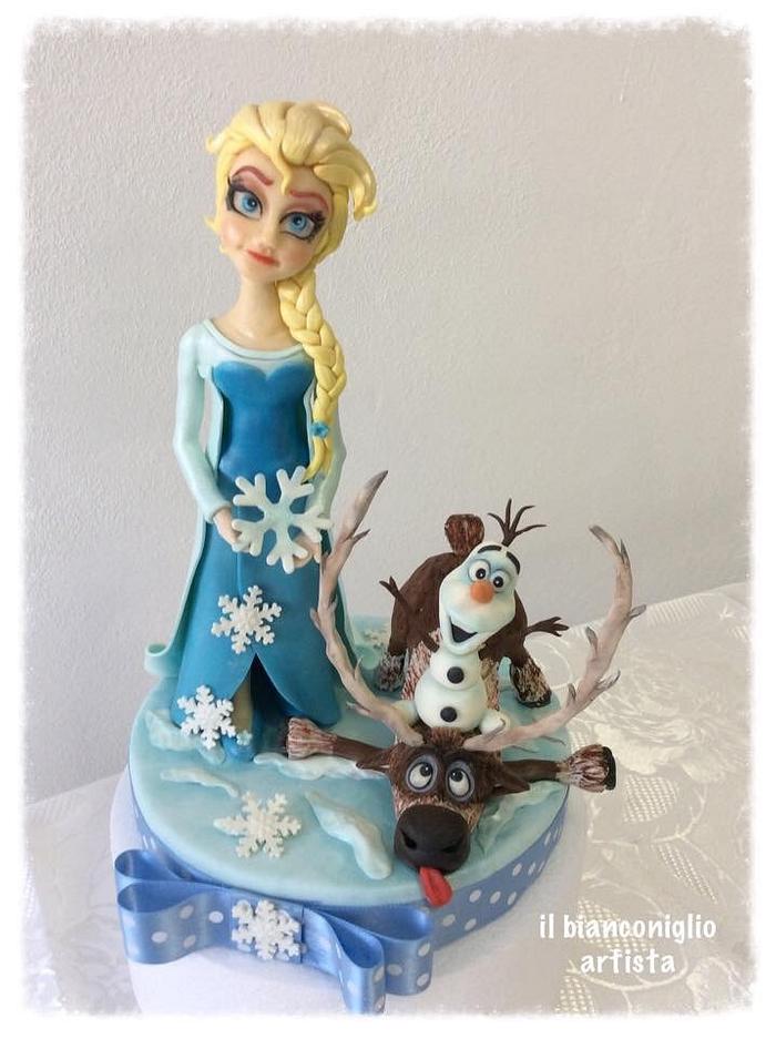 My Elsa, Sven and Olaf  