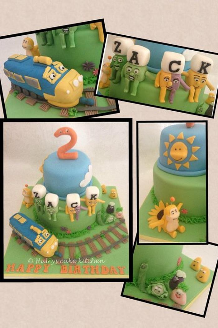 Cbeebies themed cake
