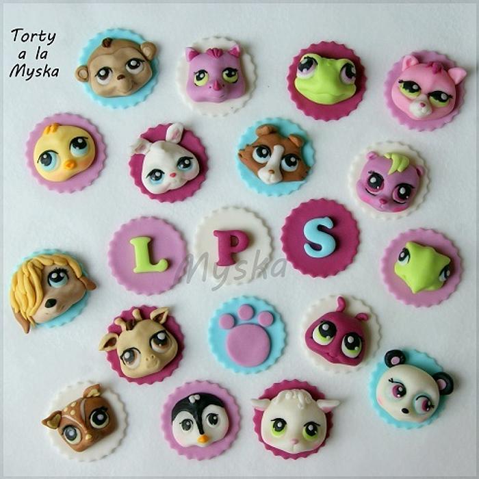 LPS cupcake toppers