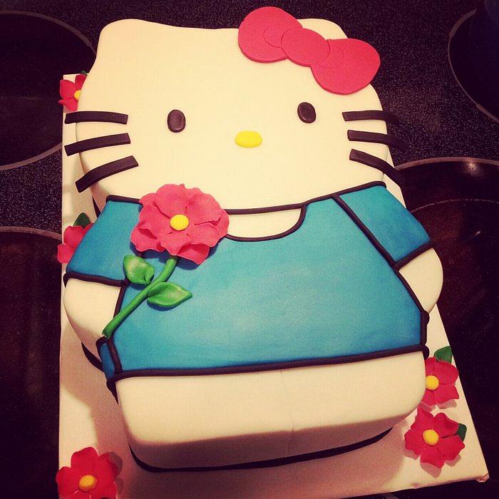 Hello Kitty Birthday Cake - Decorated Cake by - CakesDecor
