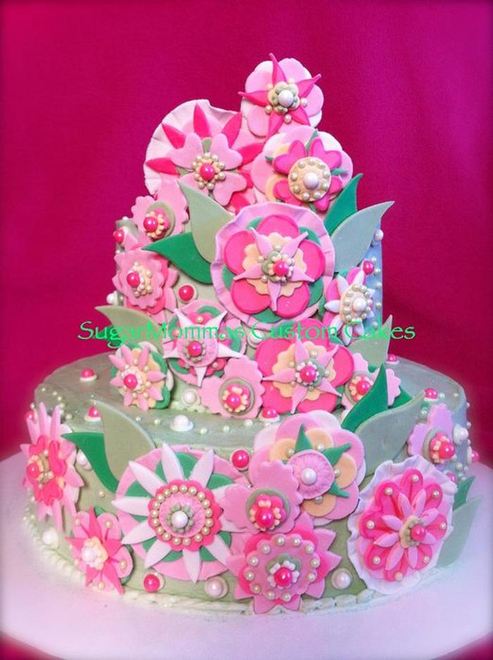 Vera Bradley Inspired Birthday Cake