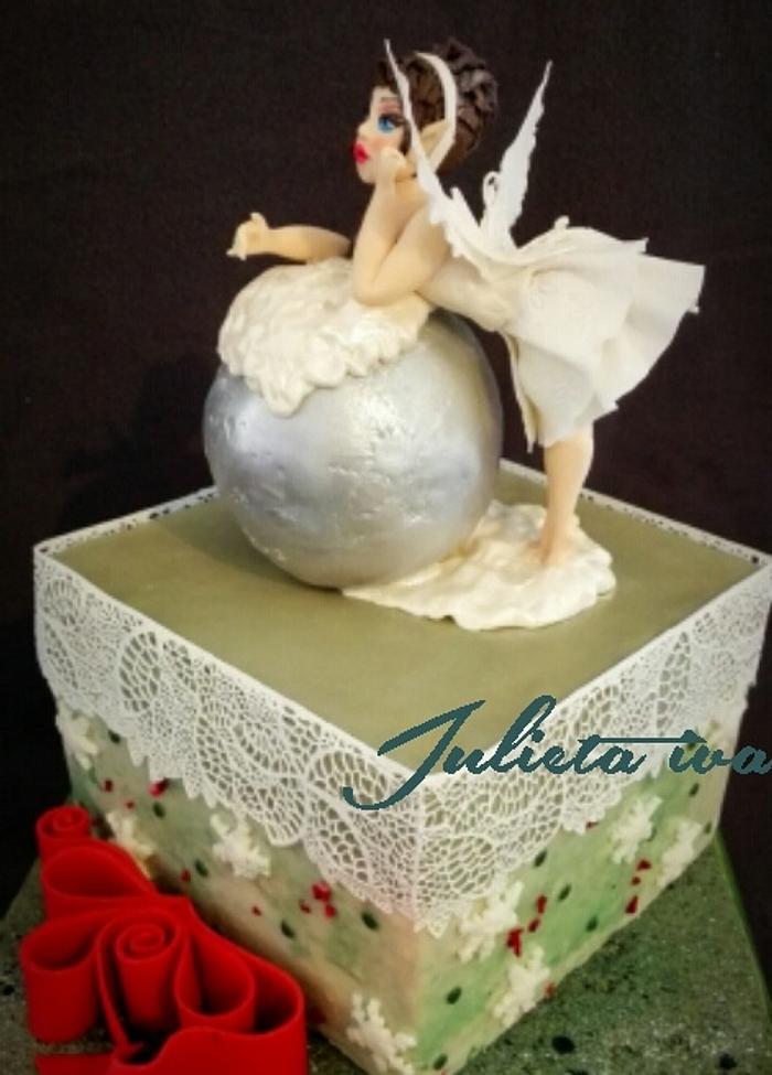 Cristmas fairy cake