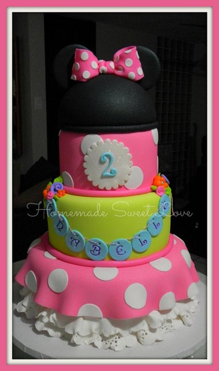Minnie Birthday Cake