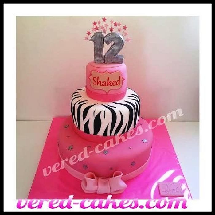 12'th Birthday cake