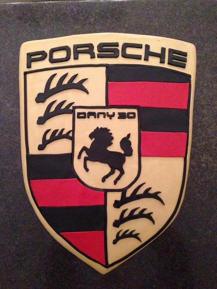 Porsche Logo Cake