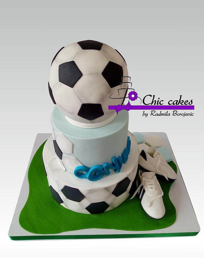 Cake for small footballer