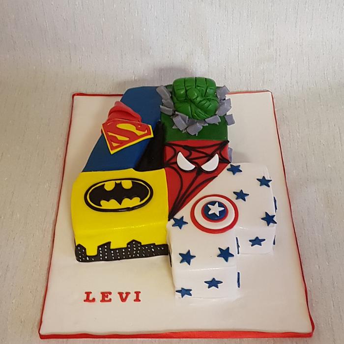  Superhero cake