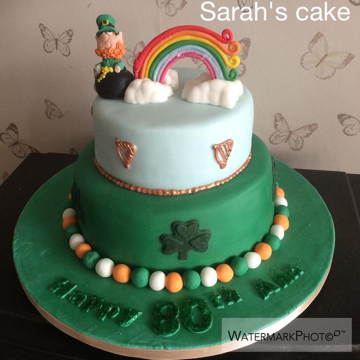 Irish themed cake