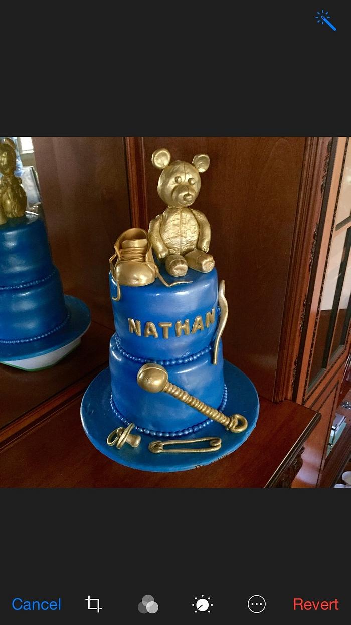 Prince Nathan's first cake