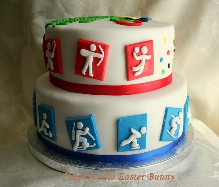 Olympic games cake