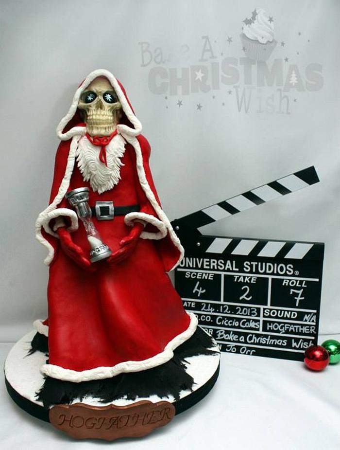 Mort(aka Death) in "The HogFather" part of the Bake a Christmas Wish Collaboration