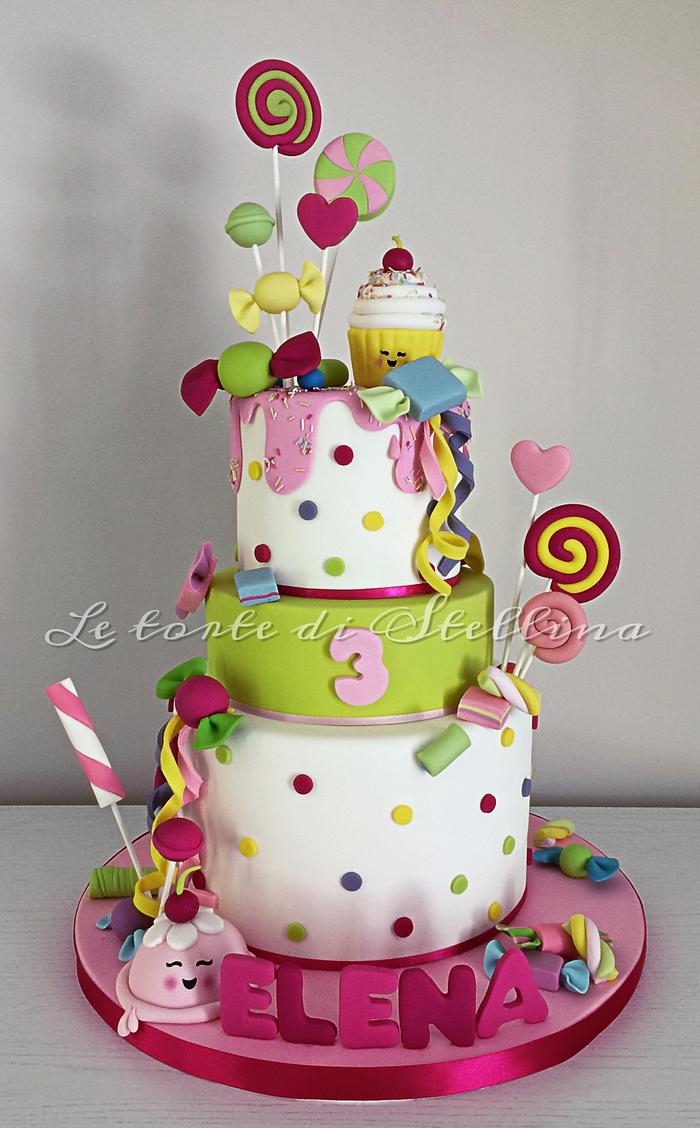 Candyland Cake Design Images (Candyland Birthday Cake Ideas) | Cake, Candyland  cake, Baker cake