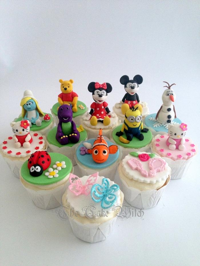 Characters Cupcakes