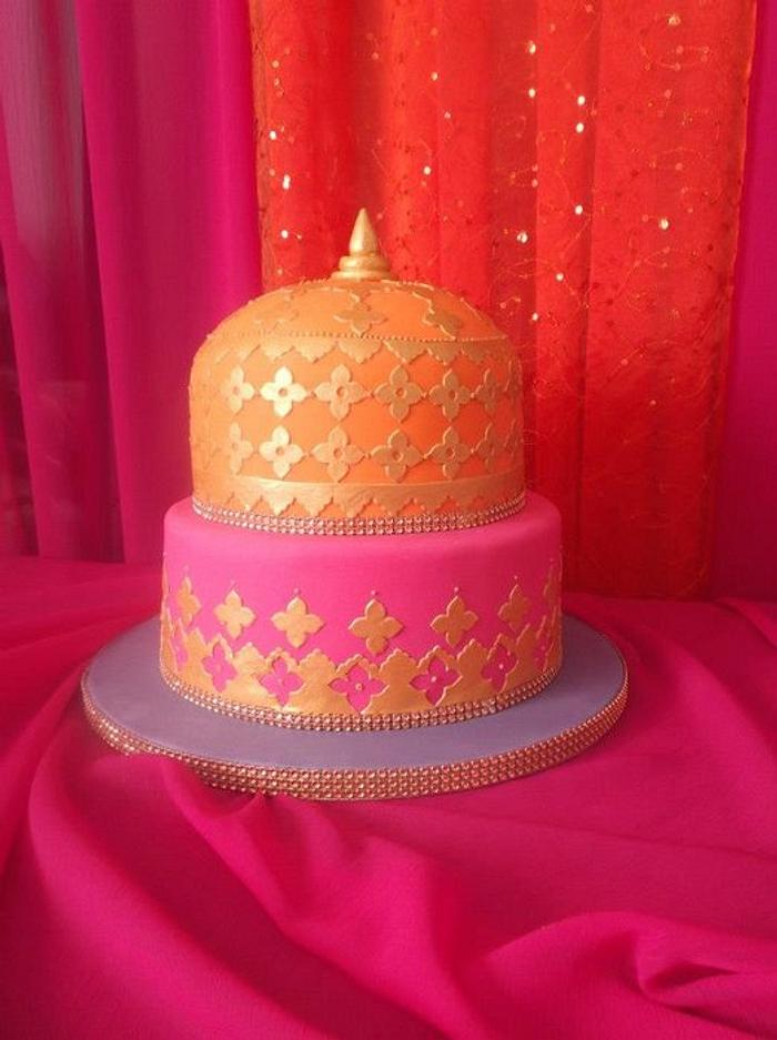 Moroccan themed cake