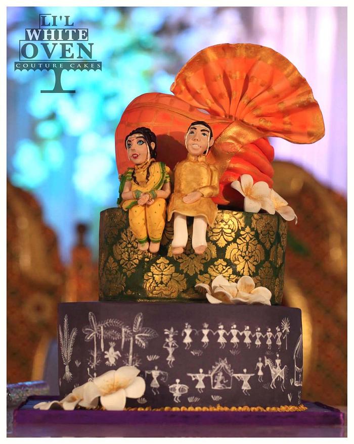 Maharashtrian wedding cake