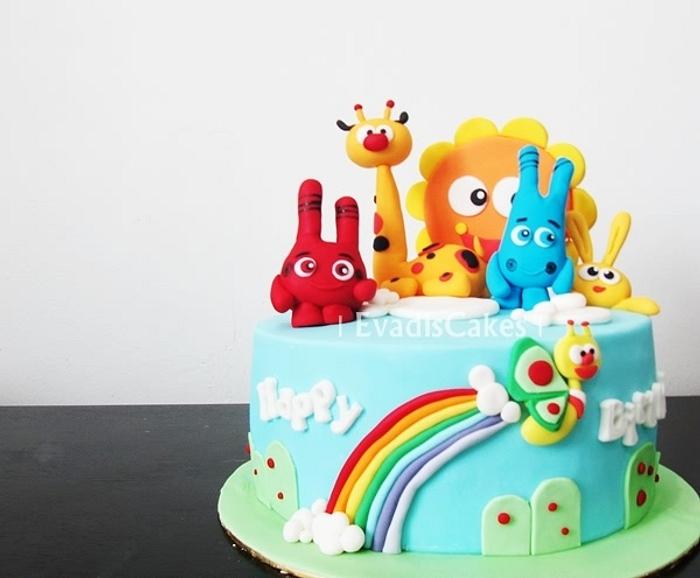 BabyTV Characters Birthday Cake !