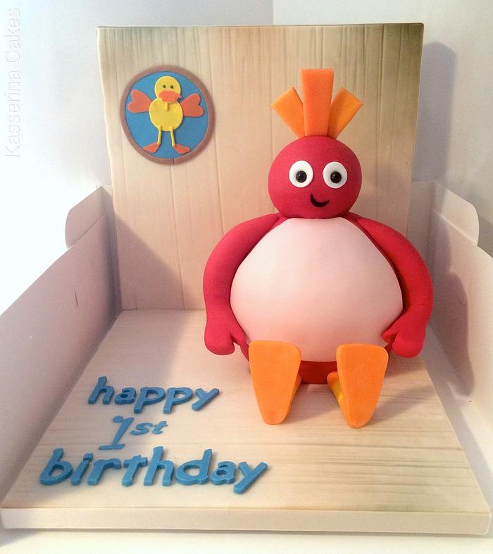 Twirlywoo birthday cake