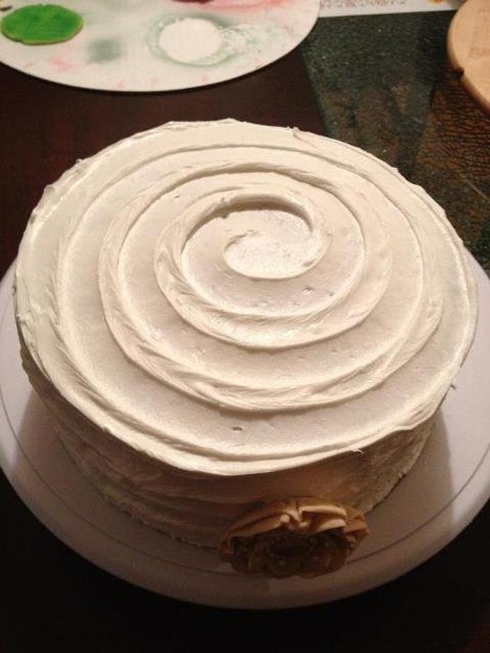 swirl vintage cake