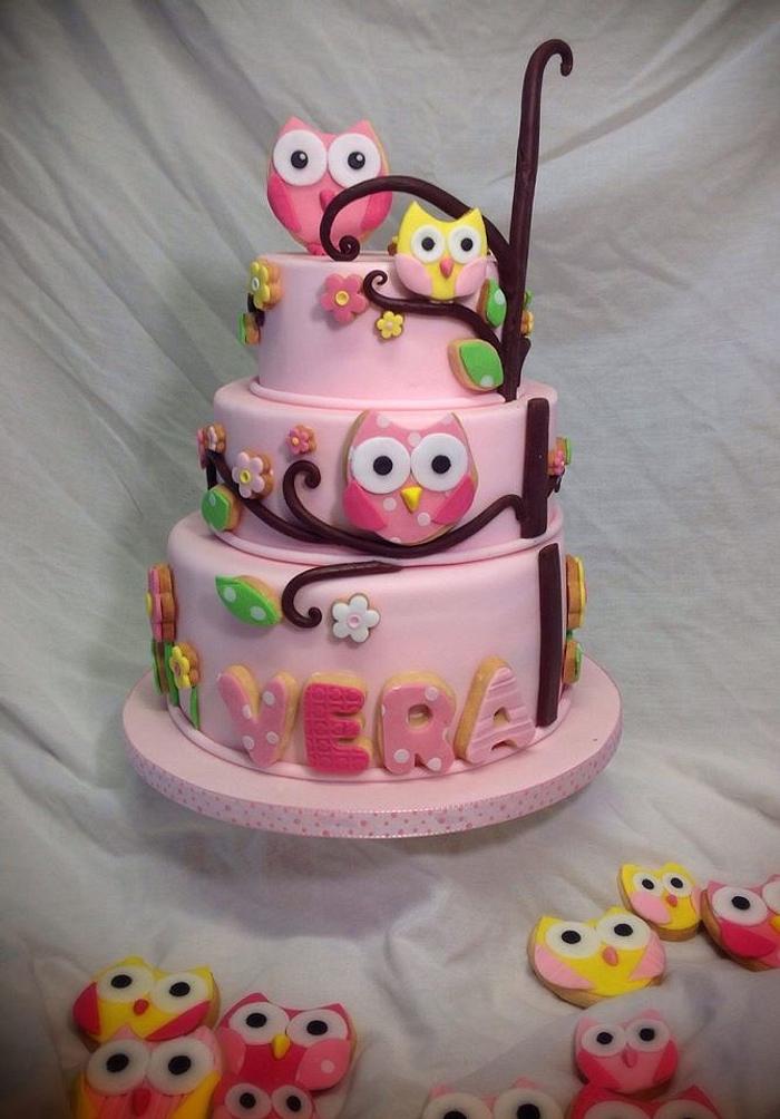 tenderly owl cake