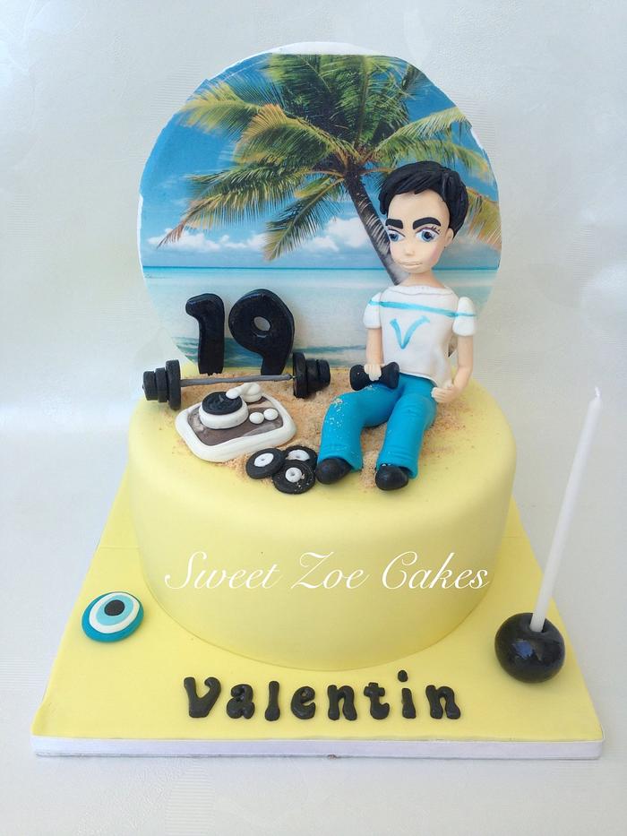 Valentin's birthday cake