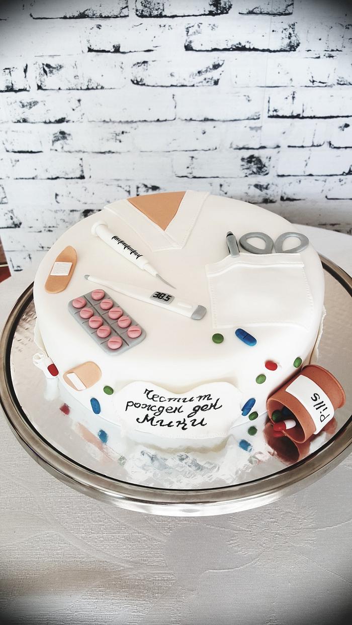 Cake for doctors 