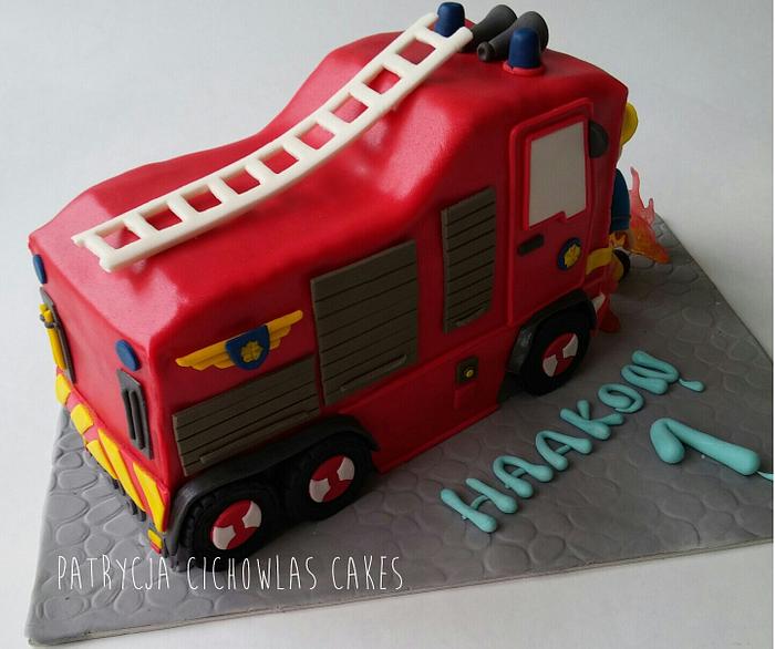 fireman Sam cake