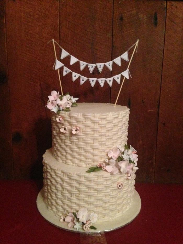 Basket weave and bunting