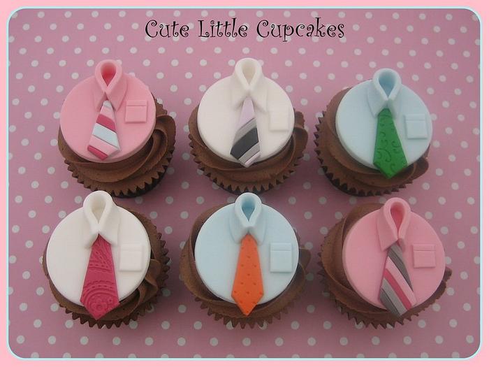 Tie Cupcakes