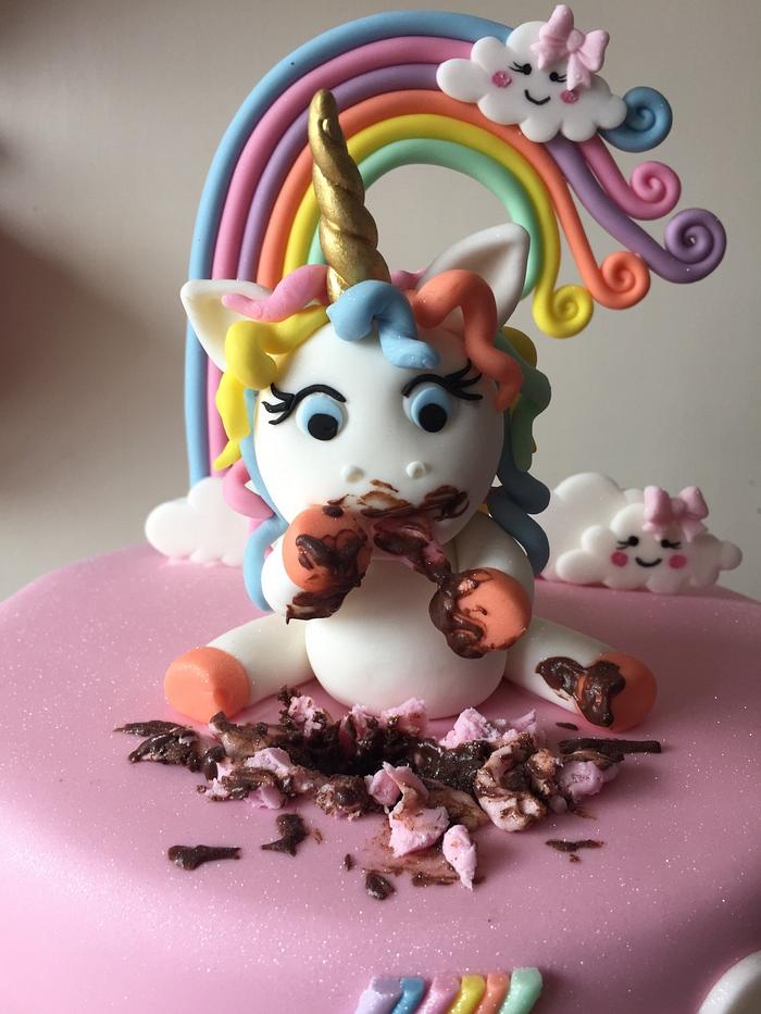 Unicorn birthday cake 