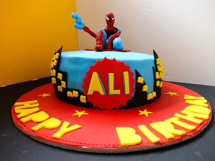 Spiderman Themed cake