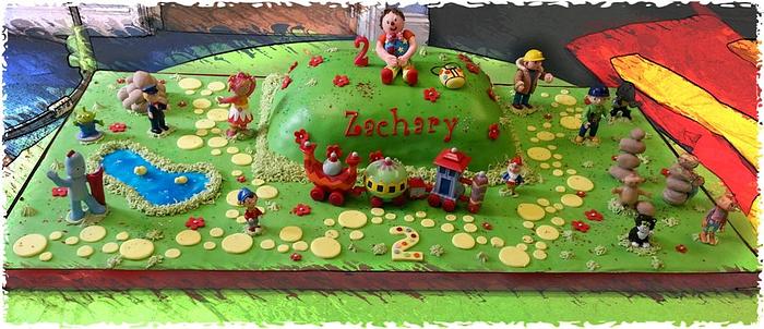 ultimate cbeebies in the night garden cake with mr tumble!