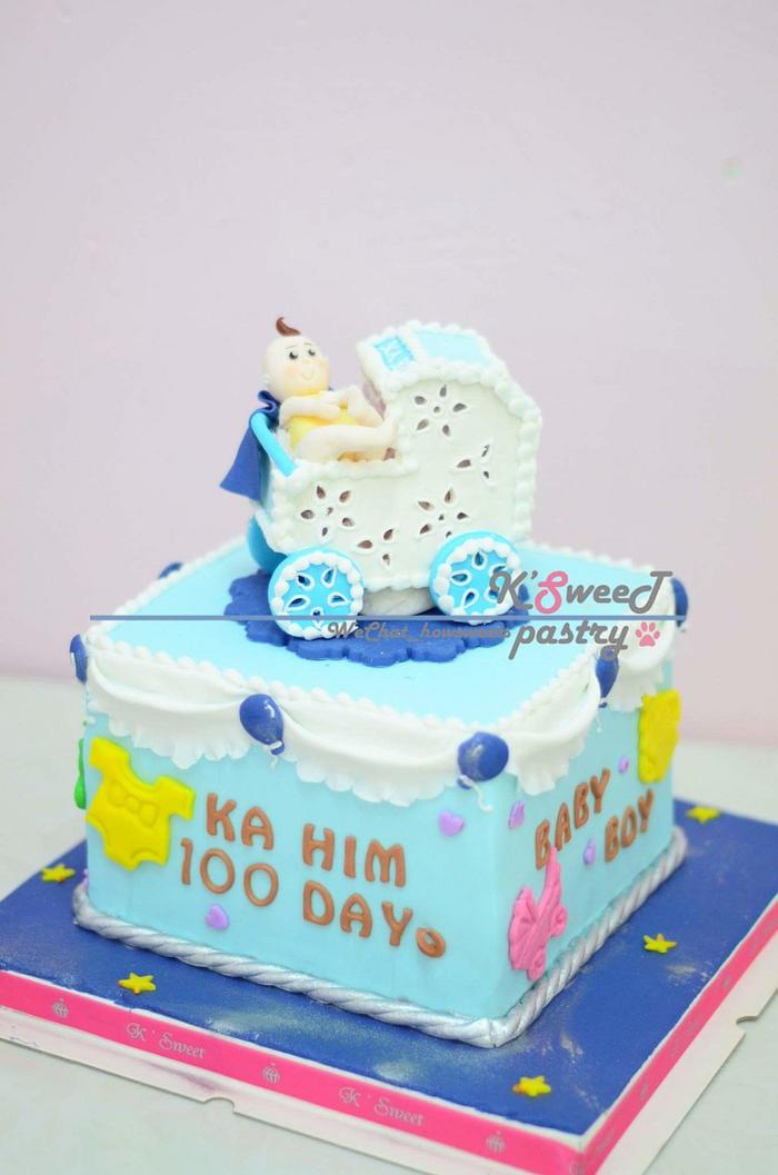 Baby car cake