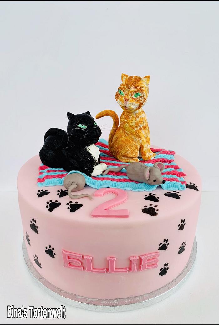 Cat Birthday Cake 