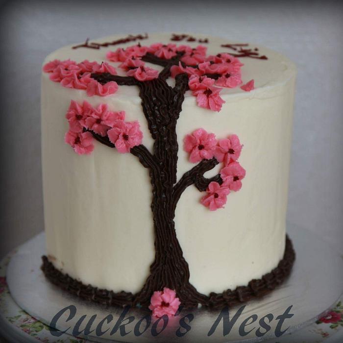 Cherry blossom Cake