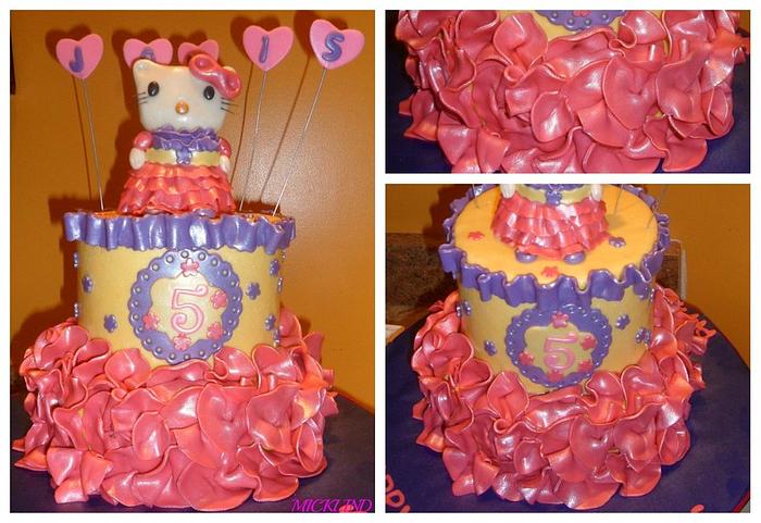MY LOVELY NIECES HELLO KITTY CAKE